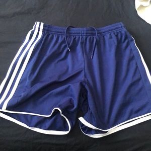 Women’s Sm: Adidas navy soccer shorts